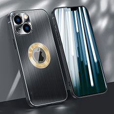 Luxury Aluminum Metal Cover Case M08 for Apple iPhone 14 Black