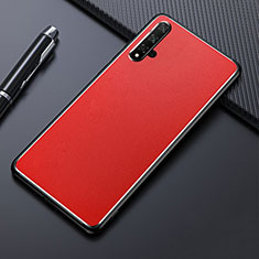 Luxury Aluminum Metal Cover Case T01 for Huawei Honor 20 Red