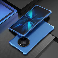 Luxury Aluminum Metal Cover Case T01 for Huawei Mate 40 Pro Blue
