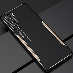 Luxury Aluminum Metal Cover Case T01 for Huawei Nova 7 SE 5G Gold
