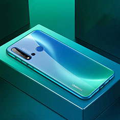 Luxury Aluminum Metal Cover Case T01 for Huawei P20 Lite (2019) Cyan