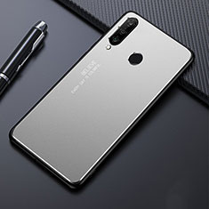 Luxury Aluminum Metal Cover Case T01 for Huawei P30 Lite Silver