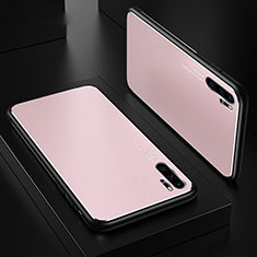 Luxury Aluminum Metal Cover Case T01 for Huawei P30 Pro New Edition Pink