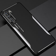 Luxury Aluminum Metal Cover Case T01 for Huawei P40 Lite 5G Silver