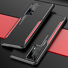 Luxury Aluminum Metal Cover Case T01 for Huawei P40 Pro+ Plus Red