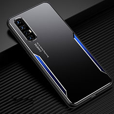 Luxury Aluminum Metal Cover Case T01 for Oppo Find X2 Neo Blue