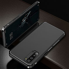 Luxury Aluminum Metal Cover Case T01 for Oppo K7 5G Black