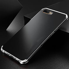Luxury Aluminum Metal Cover Case T01 for Oppo R15X Silver