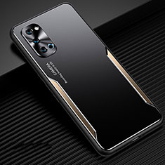Luxury Aluminum Metal Cover Case T01 for Oppo Reno4 5G Gold