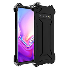 Luxury Aluminum Metal Cover Case T01 for Samsung Galaxy S10 5G Black