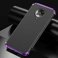 Luxury Aluminum Metal Cover Case T01 for Xiaomi Redmi K30 Pro 5G Purple