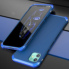 Luxury Aluminum Metal Cover Case T02 for Apple iPhone 11 Blue
