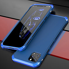 Luxury Aluminum Metal Cover Case T02 for Apple iPhone 12 Pro Max Blue
