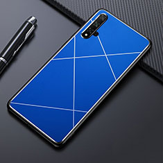 Luxury Aluminum Metal Cover Case T02 for Huawei Honor 20 Blue