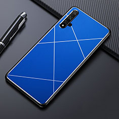 Luxury Aluminum Metal Cover Case T02 for Huawei Honor 20S Blue