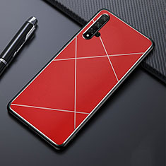 Luxury Aluminum Metal Cover Case T02 for Huawei Honor 20S Red