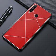 Luxury Aluminum Metal Cover Case T02 for Huawei P30 Lite New Edition Red