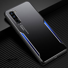 Luxury Aluminum Metal Cover Case T02 for Oppo A91 Blue