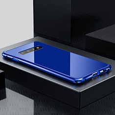 Luxury Aluminum Metal Cover Case T02 for Samsung Galaxy S10 5G Blue