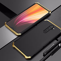 Luxury Aluminum Metal Cover Case T02 for Xiaomi Redmi Note 8 Pro Gold and Black