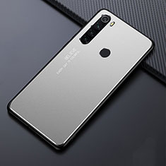 Luxury Aluminum Metal Cover Case T02 for Xiaomi Redmi Note 8T Silver