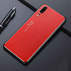 Luxury Aluminum Metal Cover Case T03 for Huawei P20 Red