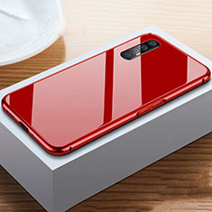 Luxury Aluminum Metal Cover Case T03 for Oppo Reno3 Pro Red