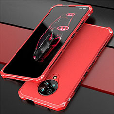 Luxury Aluminum Metal Cover Case T03 for Xiaomi Poco F2 Pro Red