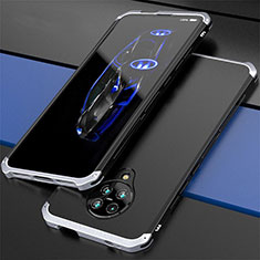 Luxury Aluminum Metal Cover Case T03 for Xiaomi Poco F2 Pro Silver