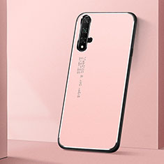 Luxury Aluminum Metal Cover Case T04 for Huawei Honor 20S Pink