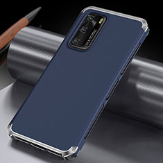 Luxury Aluminum Metal Cover Case T04 for Huawei P40 Blue