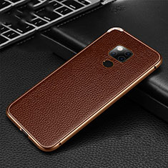 Luxury Aluminum Metal Cover Case T08 for Huawei Mate 20 X 5G Brown