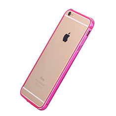 Luxury Aluminum Metal Frame Case for Apple iPhone 6 Hot Pink