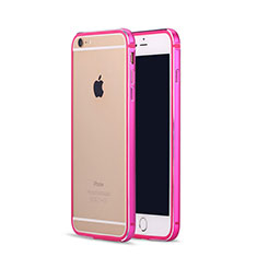 Luxury Aluminum Metal Frame Case for Apple iPhone 6 Plus Hot Pink