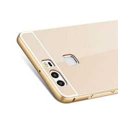Luxury Aluminum Metal Frame Case for Huawei P9 Gold