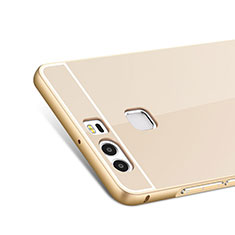 Luxury Aluminum Metal Frame Case for Huawei P9 Plus Gold