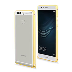 Luxury Aluminum Metal Frame Case for Huawei P9 Yellow