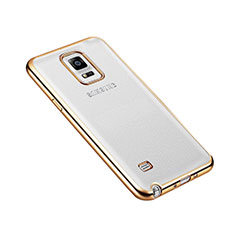 Luxury Aluminum Metal Frame Case for Samsung Galaxy Note 4 Duos N9100 Dual SIM Gold