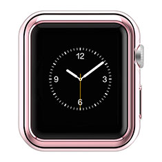 Luxury Aluminum Metal Frame Cover A01 for Apple iWatch 2 42mm Pink