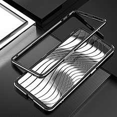 Luxury Aluminum Metal Frame Cover Case A01 for Oppo Reno3 Pro Black
