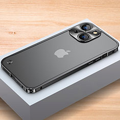 Luxury Aluminum Metal Frame Cover Case A04 for Apple iPhone 13 Mini Black