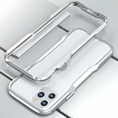 Luxury Aluminum Metal Frame Cover Case for Apple iPhone 11 Pro Silver
