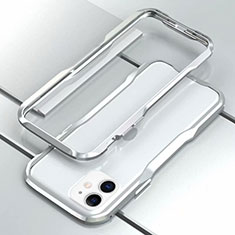 Luxury Aluminum Metal Frame Cover Case for Apple iPhone 11 Silver