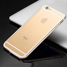 Luxury Aluminum Metal Frame Cover Case for Apple iPhone 6S Gold