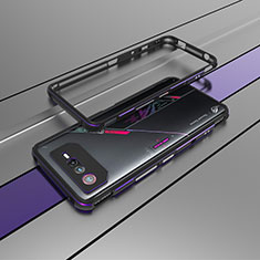 Luxury Aluminum Metal Frame Cover Case for Asus ROG Phone 6 Pro Purple