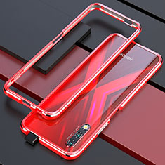 Luxury Aluminum Metal Frame Cover Case for Huawei Honor 9X Red