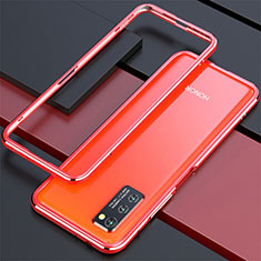 Luxury Aluminum Metal Frame Cover Case for Huawei Honor V30 5G Red