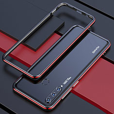 Luxury Aluminum Metal Frame Cover Case for Huawei Nova 4e Red