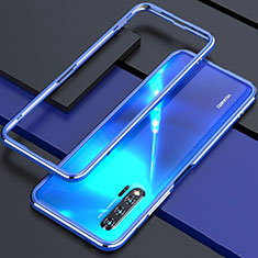 Luxury Aluminum Metal Frame Cover Case for Huawei Nova 6 Blue