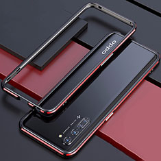 Luxury Aluminum Metal Frame Cover Case for Oppo Find X2 Lite Red